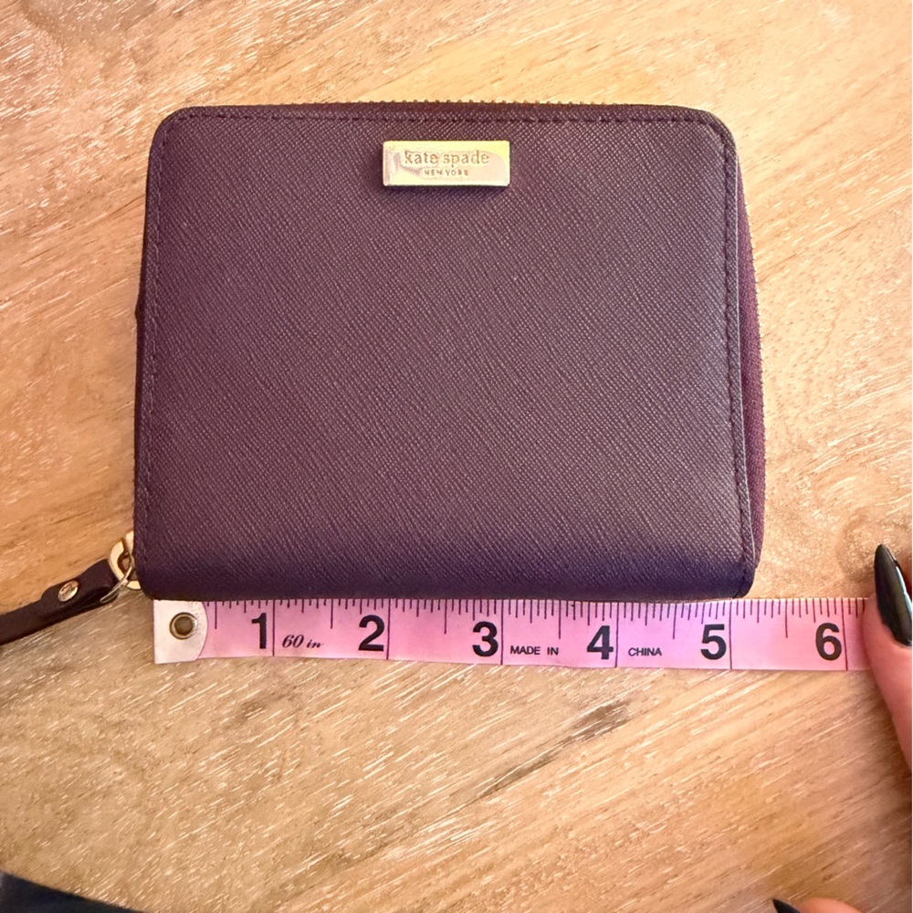 Kate Spade Plum Zip-Around Wallet
